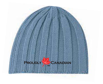 Proudly Canadian Rib Blue Toque