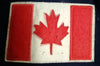 Proudly Canadian Blue Fleece Jacket Flag Patch
