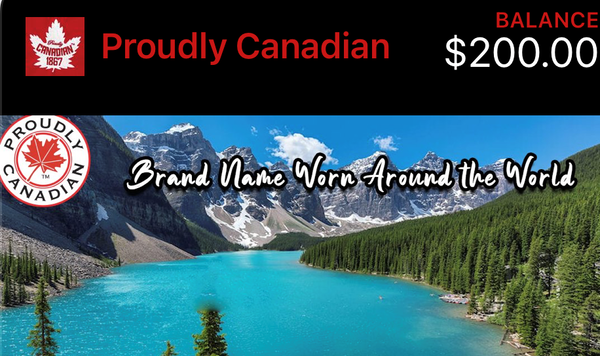 Proudly Canadian Clothing Gift Card