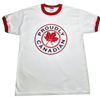 Proudly Canadian Red Ringer T-Shirt